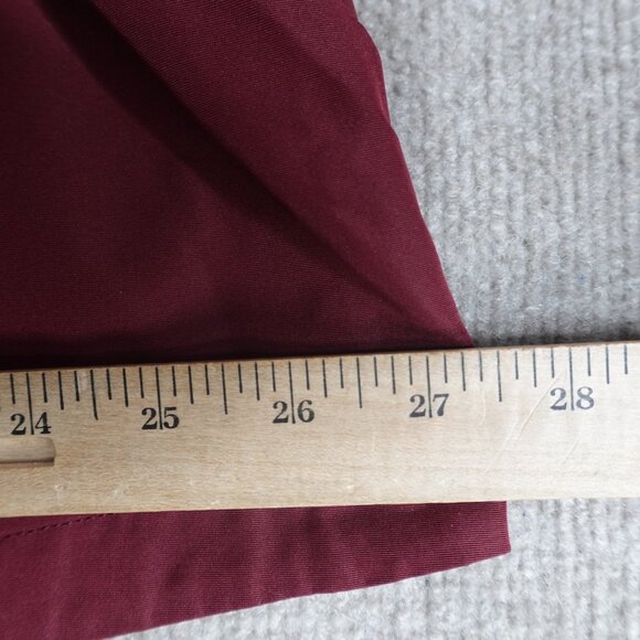 Jil Sander Womens Skirt 4 Red Solid A-Line Pleated Made in Italy - Picture 5 of 13